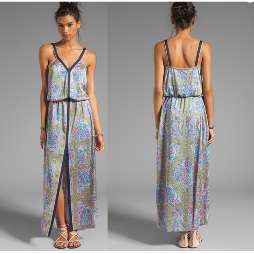 Slinky Imperial Starflower Maxi Dress - Size 0